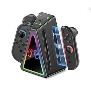 Wireless Charging Dock for Nintendo Switch Joy-Con Controllers